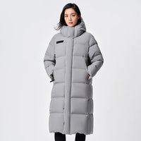 An Icesilk Find:       Premium Women's Long Thick Puffer Jacket