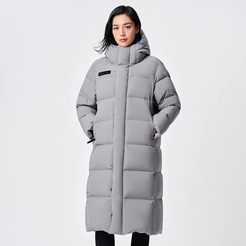 An Icesilk Find:       Premium Women's Long Thick Puffer Jacket