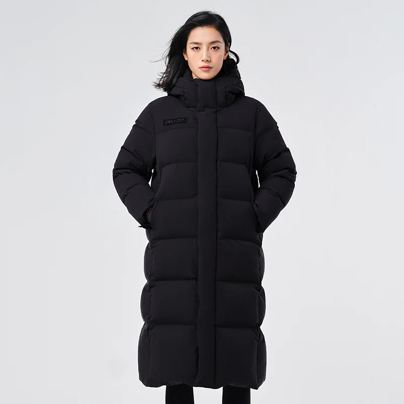 An Icesilk Find:       Premium Women's Long Thick Puffer Jacket