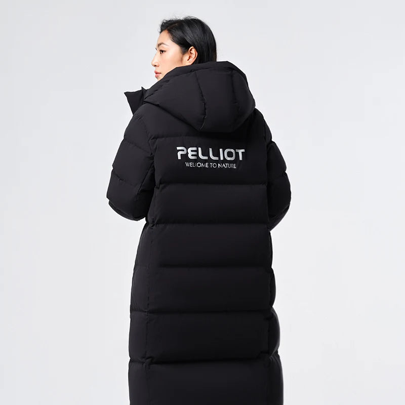 An Icesilk Find:       Premium Women's Long Thick Puffer Jacket
