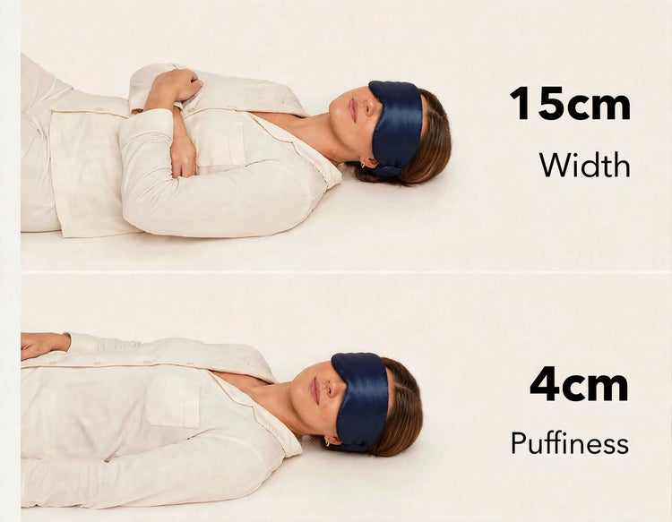 Icesilk 100% Mulberry Silk Sleep Mask Large Eye Cover