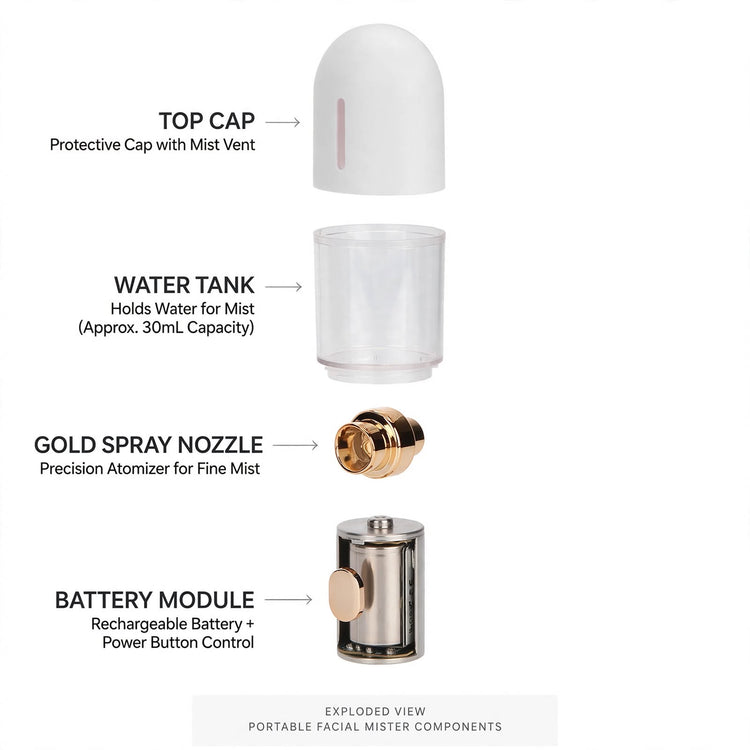 PORTABLE face steamer mist-spray
